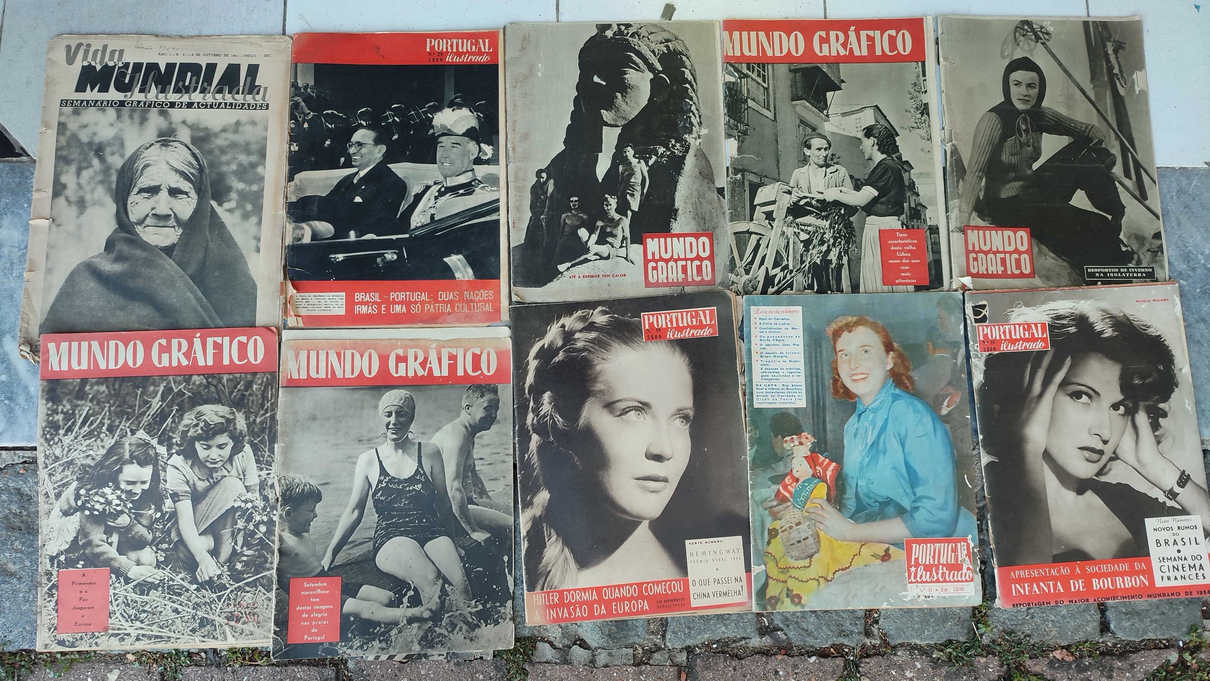 Lote 39 Revistas antigas Anos 40 e 50