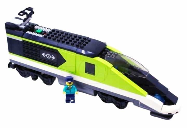 LEGO 60337 City sama lokomotywa wagon pasażerski z minifigurkami
