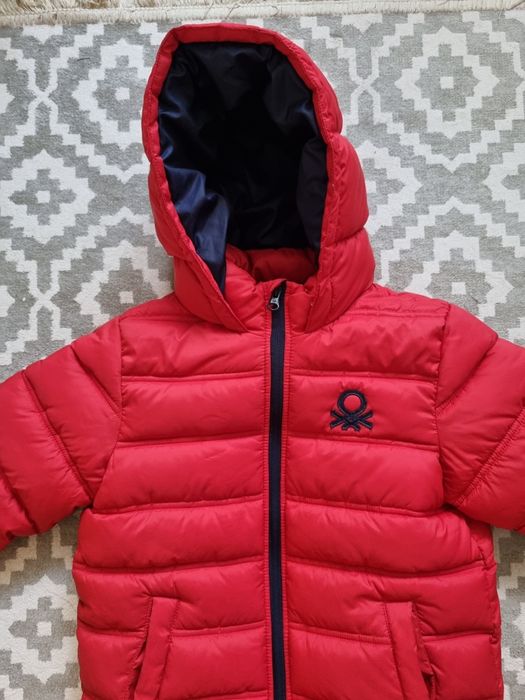 Зимняя куртка Benetton на мальчика 7-8лет