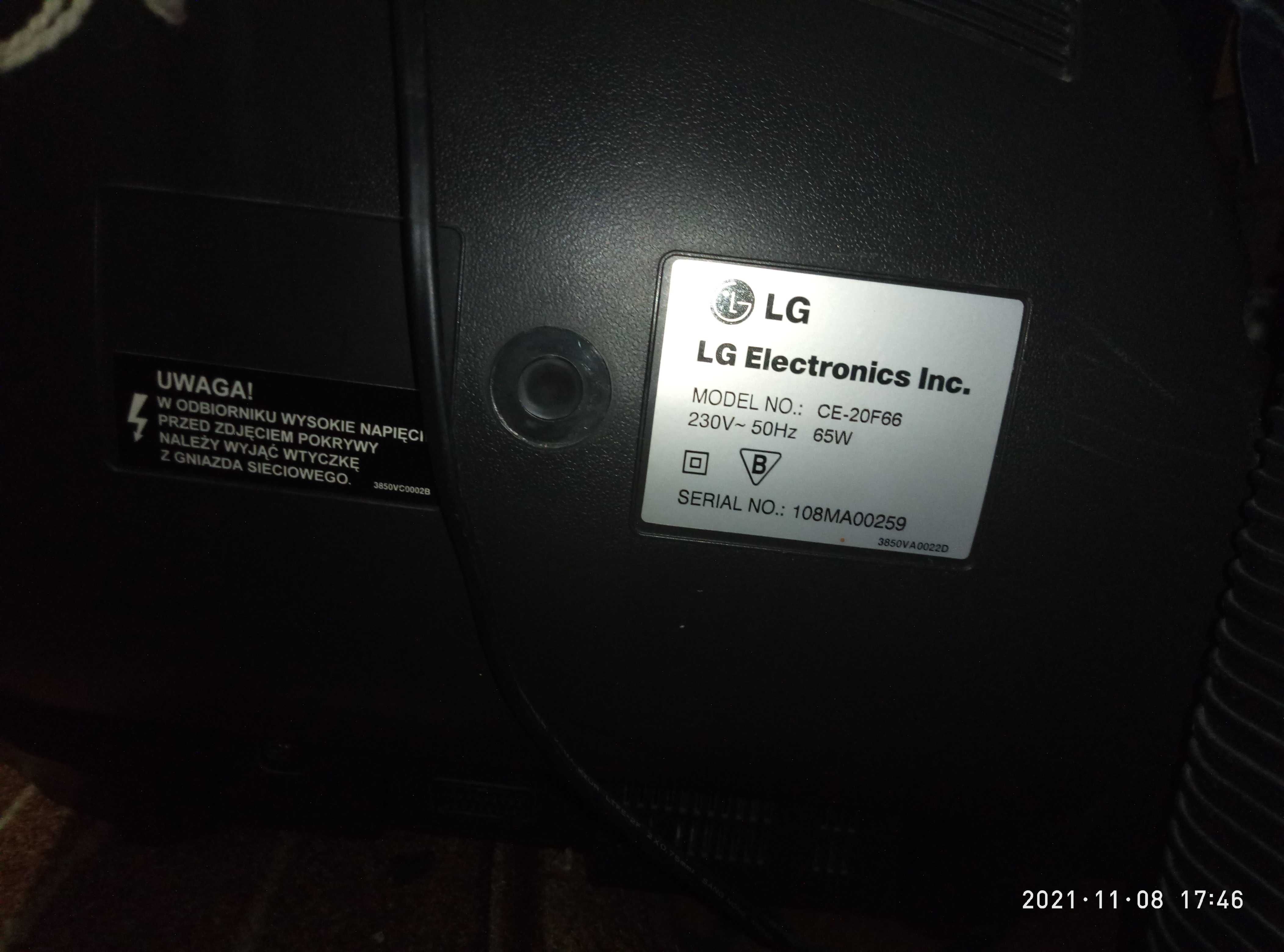 телевизор LG Electronics Inc. СЕ-20F66 модель 108МА00259
