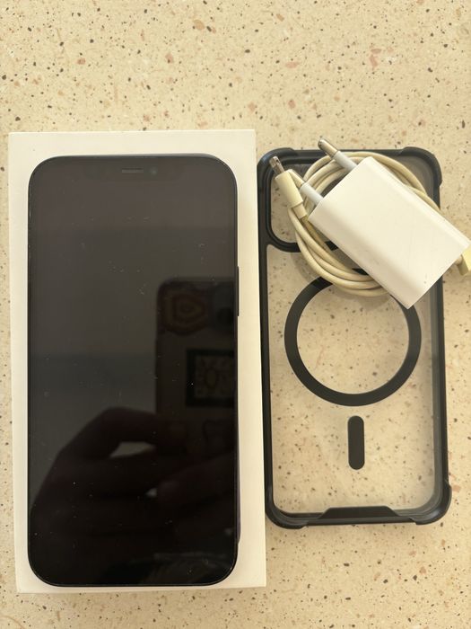 iPhone 12 Black 64gb zestaw, bardzo dobry stan
