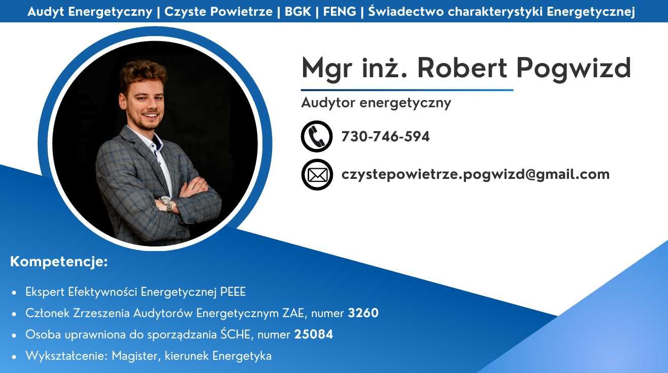 Audyt energetyczny | CZYSTE POWIETRZE | Świadectwo ŚCHE