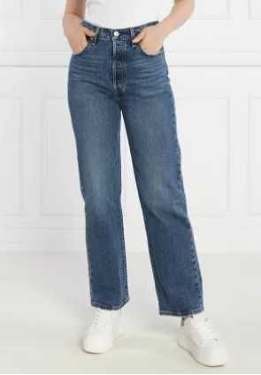 Levi's Ribcage typu wide 7/8 wysoki stan rozm. xs 25/27