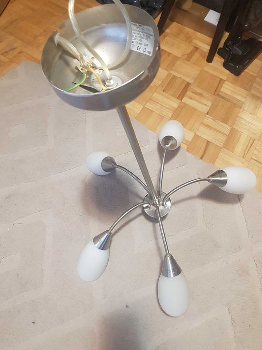 Zyrandol do zawieszenia na sufit regulowany 80x45cm