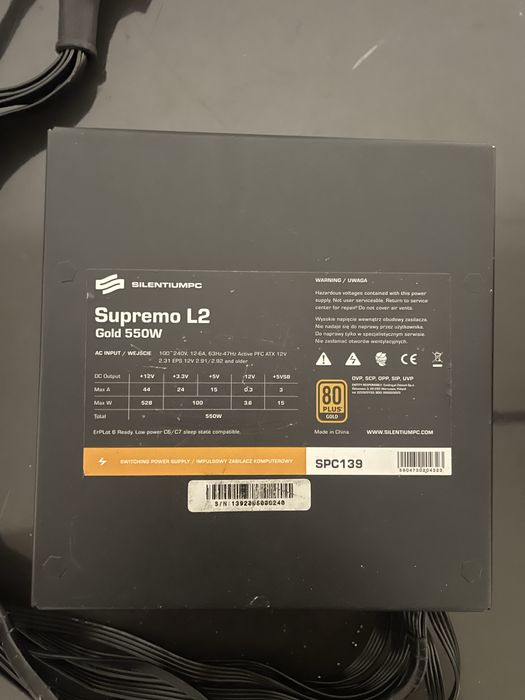 Zasilacz Supremo L2 Gold 550W