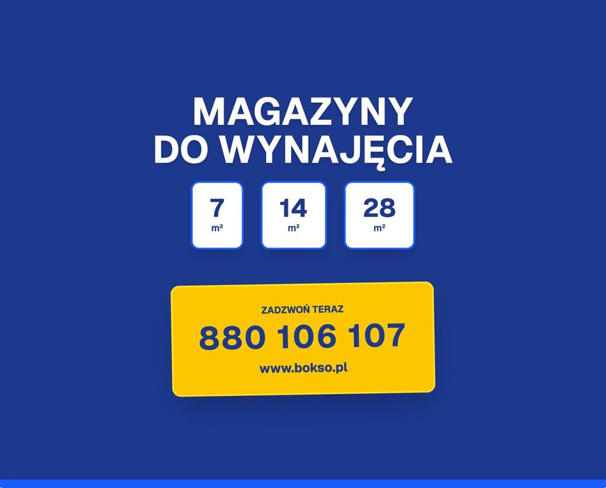 Magazyn Self Storage 28 m2, 14 m2, dostęp 24/h, Marki - Nadma