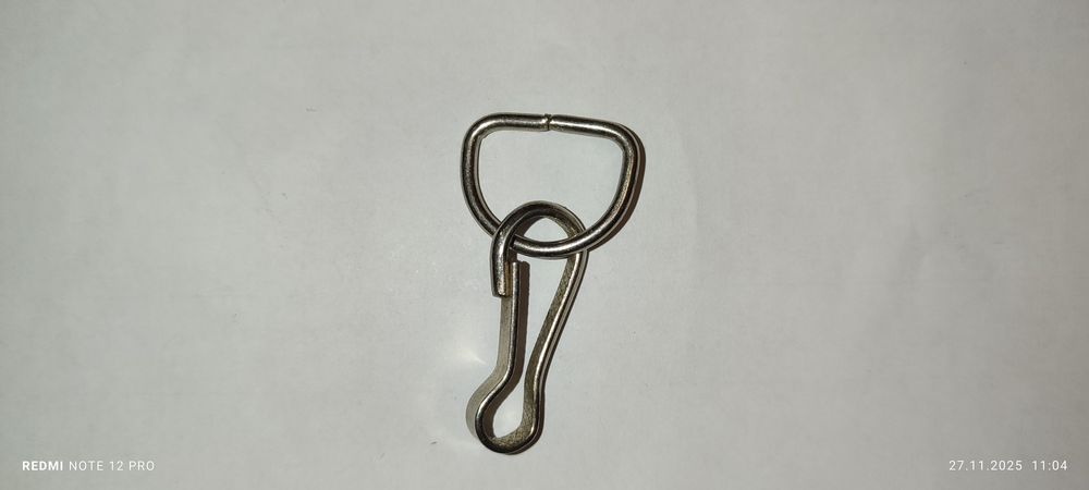 Карабін з півкільцем 35 мм