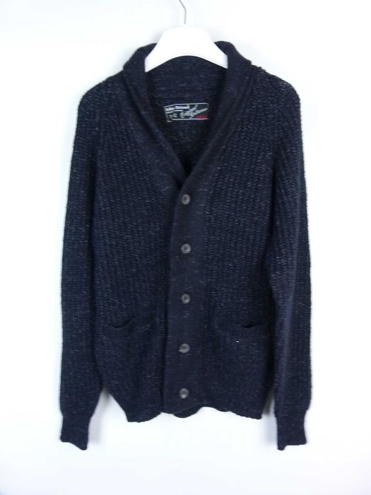 Urban Release męski rozpinany sweter z wool / L