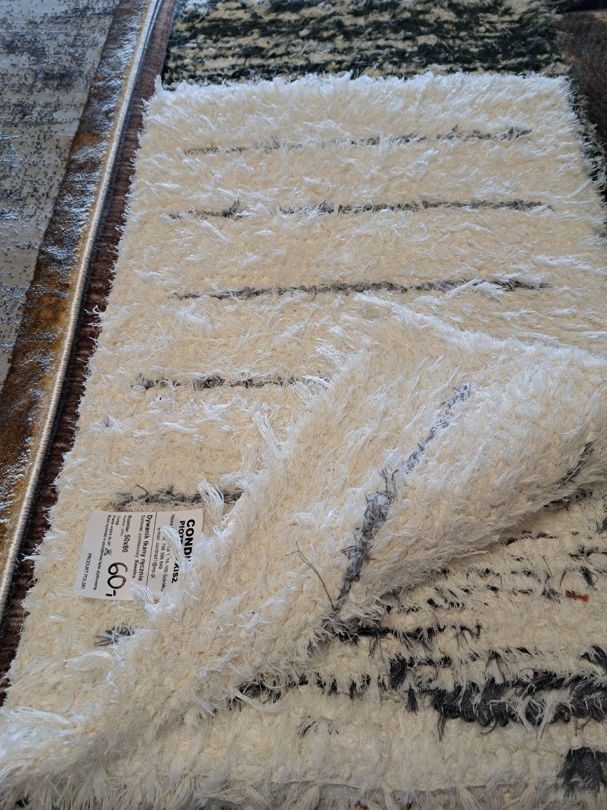 Dywan dywanik 50x80 bawełniany gruby miękki