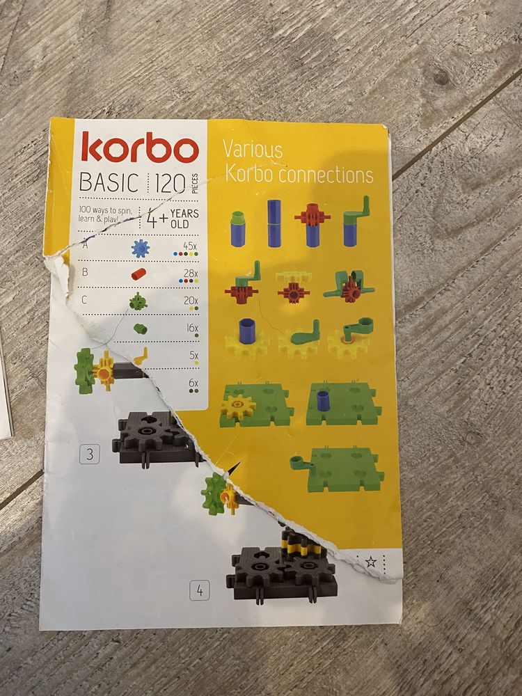 Korbo Space 131 elementów + Korobo Basic 120