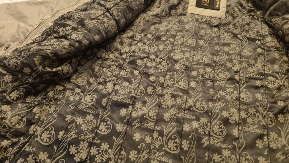 Jak NOWY płaszcz House L 40 kurtka przejściowa wiosenna parka khaki