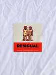 Autocolante logo original Desigual anos 80/90