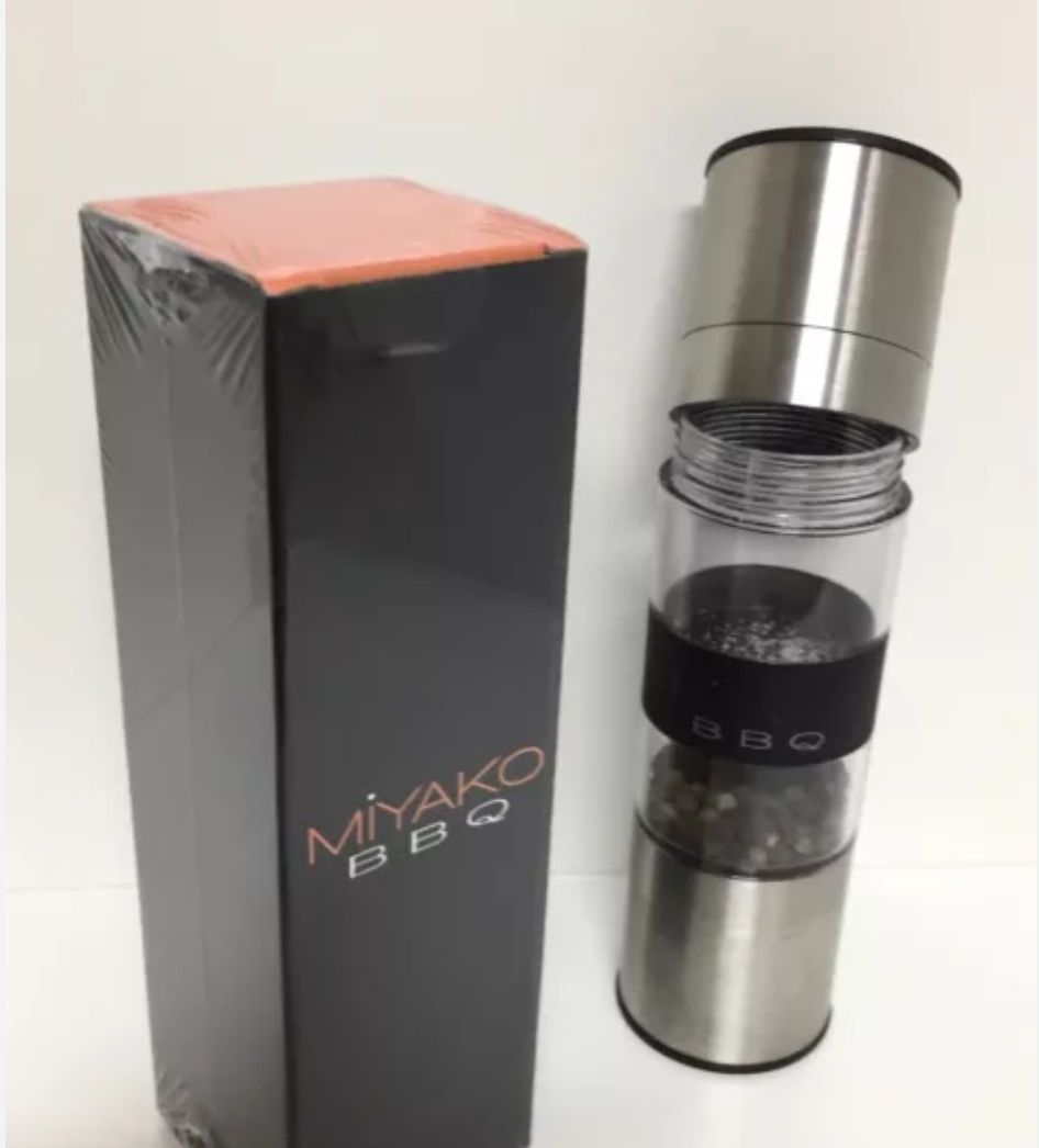 Utensílios BBQ marca Miyako com moinho pimento e sal tudo novo selado