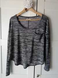 Sweter kardigan bluzka bluza M / L 38 / 40 szary melanż sweterek