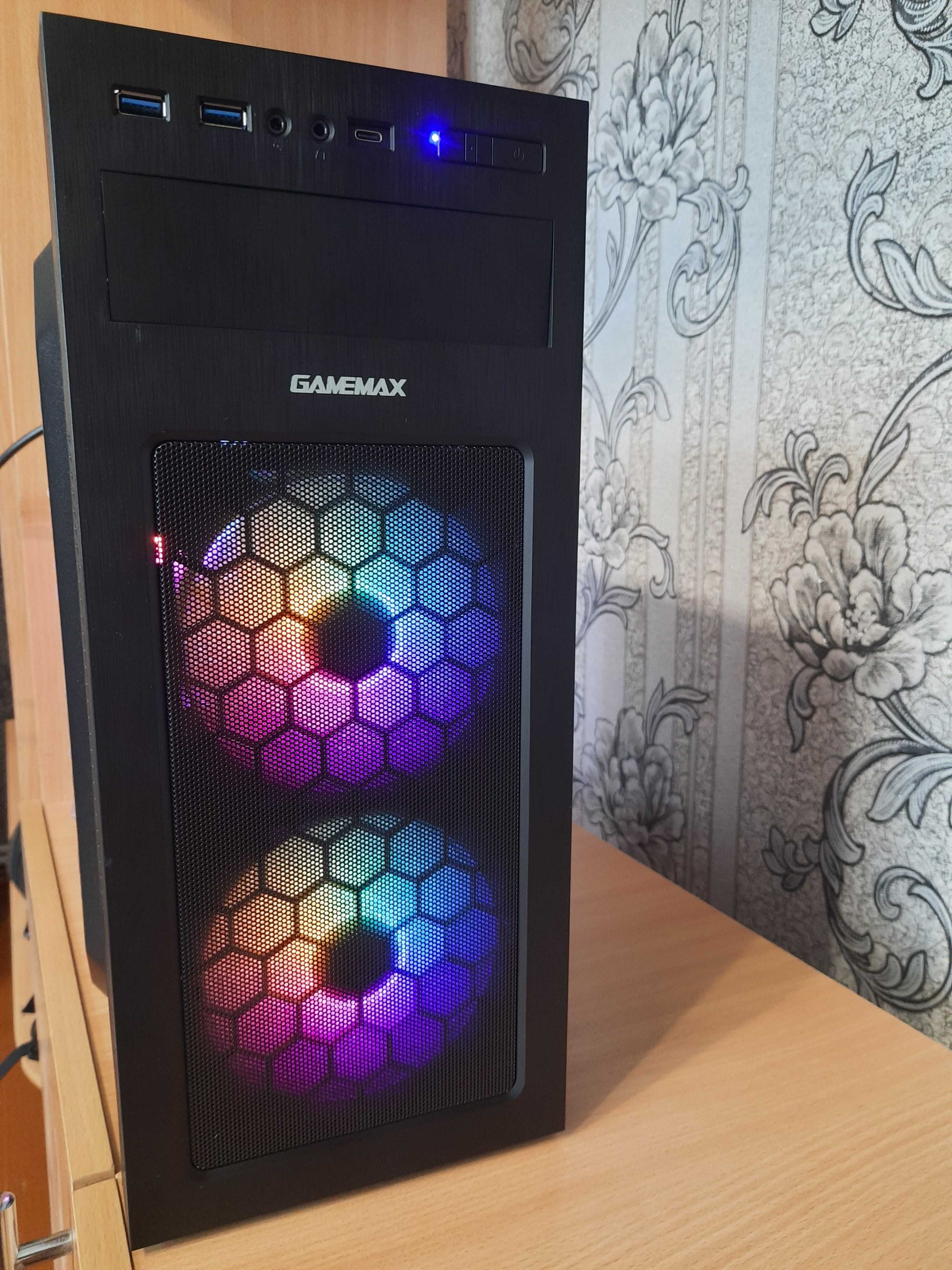 Ігровий комп'ютер ПК Ryzen 5 3400G+RX580 8Gb+16Gb DDR4+SSD NVMe+HDD