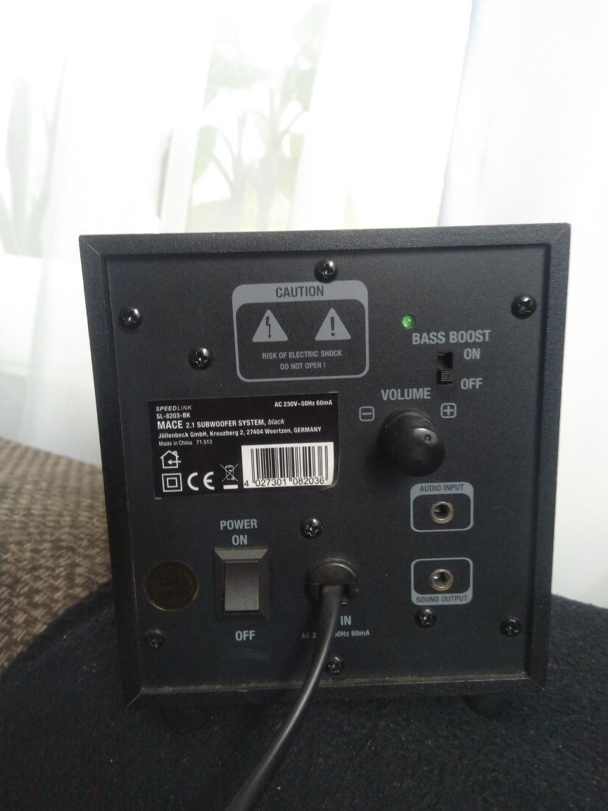 Speedlink  Subwoofer System Germany