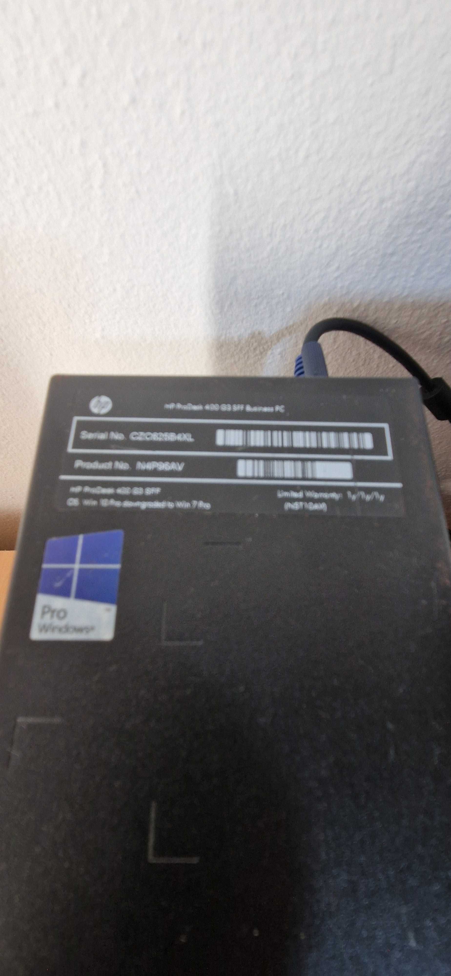 Computador torre HP ProDesk 400 G3 i5 6geração SSD