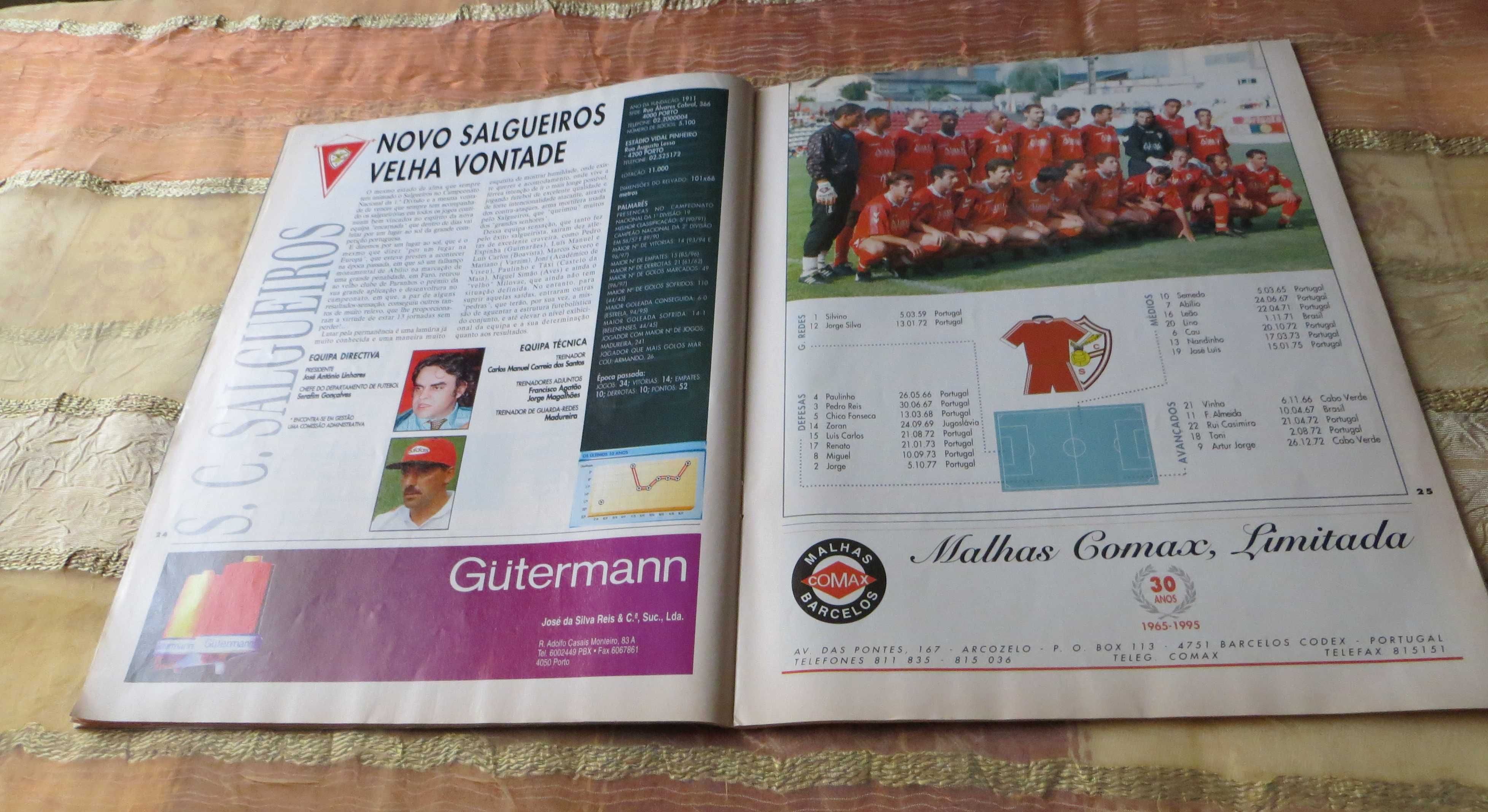 Revista JN Campeonato 97/98 - Oferta VHS c/ jogos