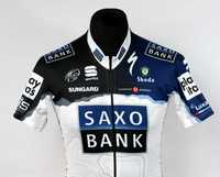 Sportful Saxo Bank męska koszulka kolarska rozmiar M