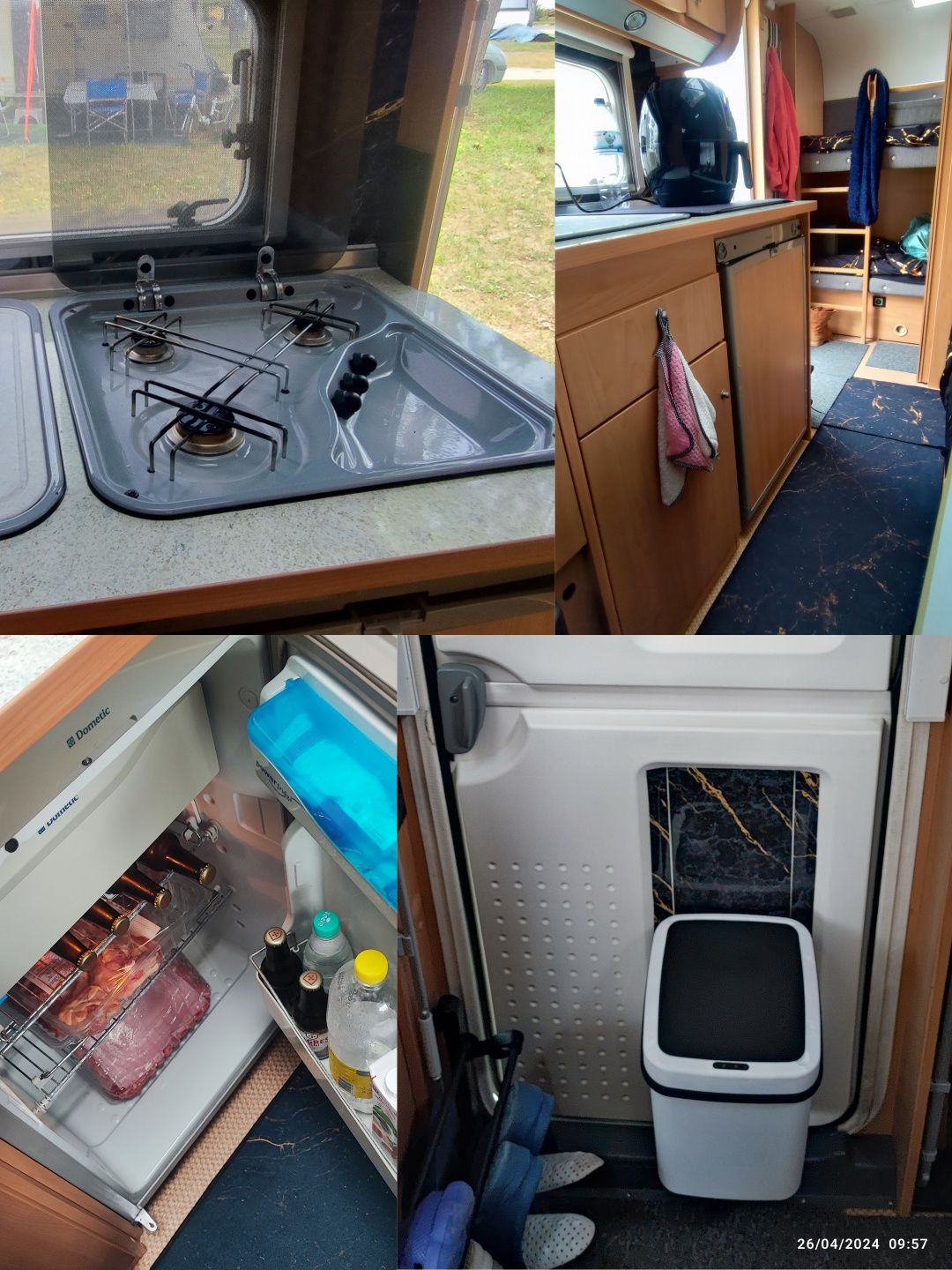 Caravana 3 ambientes Burstner 490TK - 6 dormidas