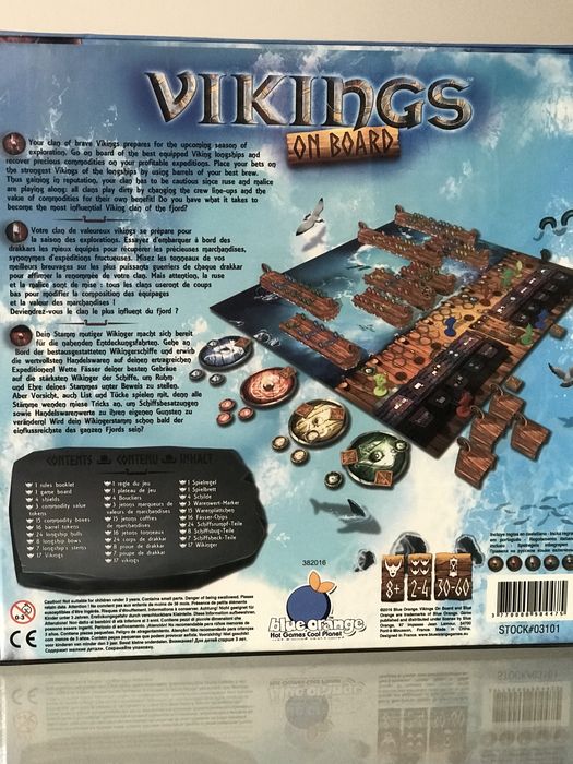Jogo de tabuleiro Vikings on Board