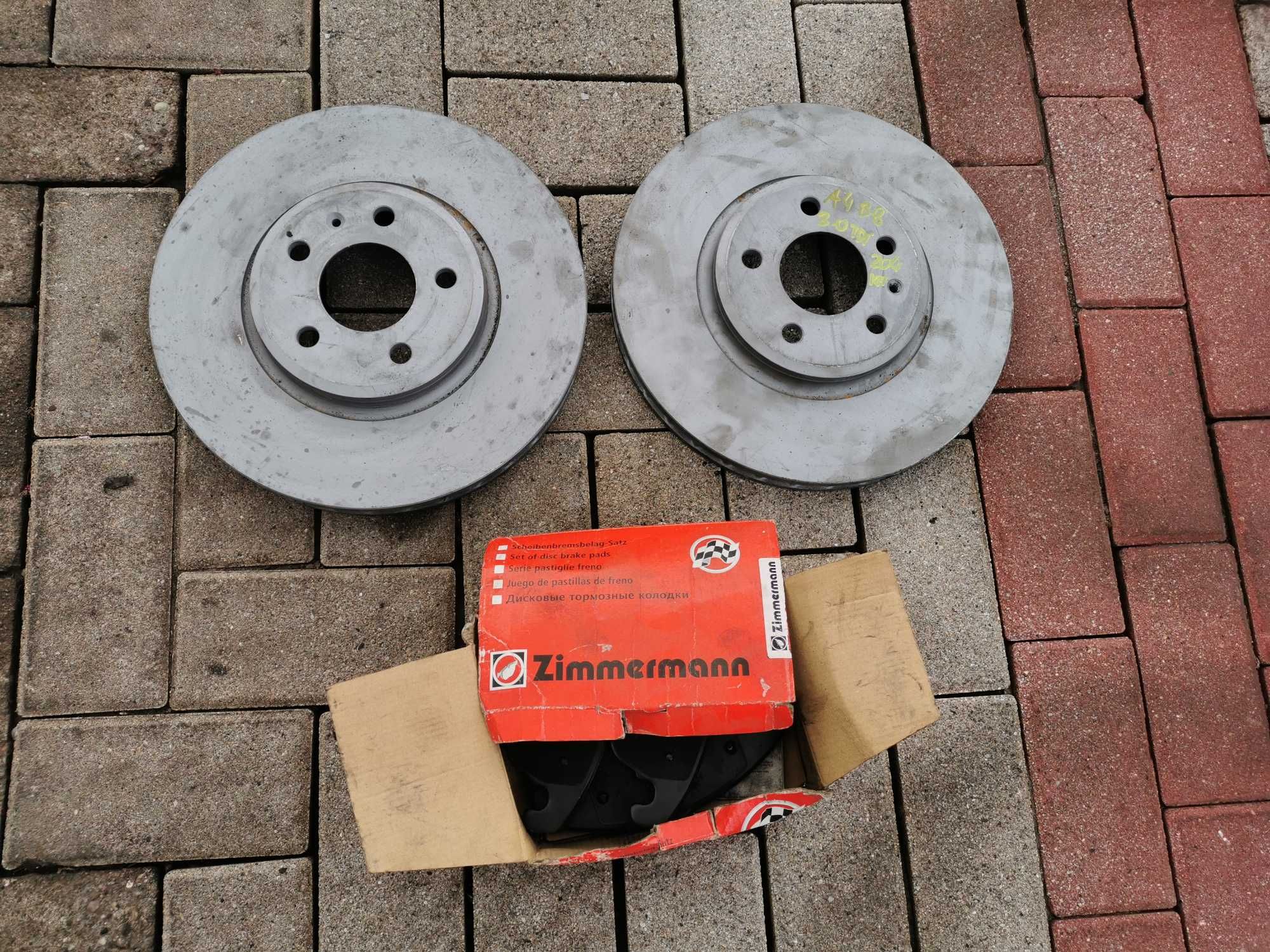 Tarcze + Klocki Zimmermann 320mm AUDI A4 B8 A5 3.0TDI 204km NOWE