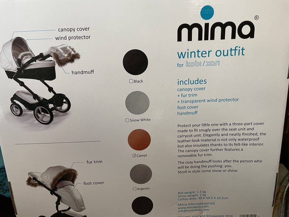 Зимовий комплект Mima winter outfit