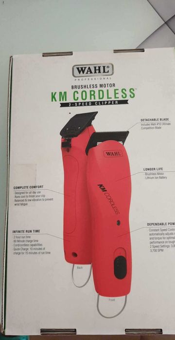 Wahl KM Cordless 2-Speed Brushless profesjonalna maszynka do psa