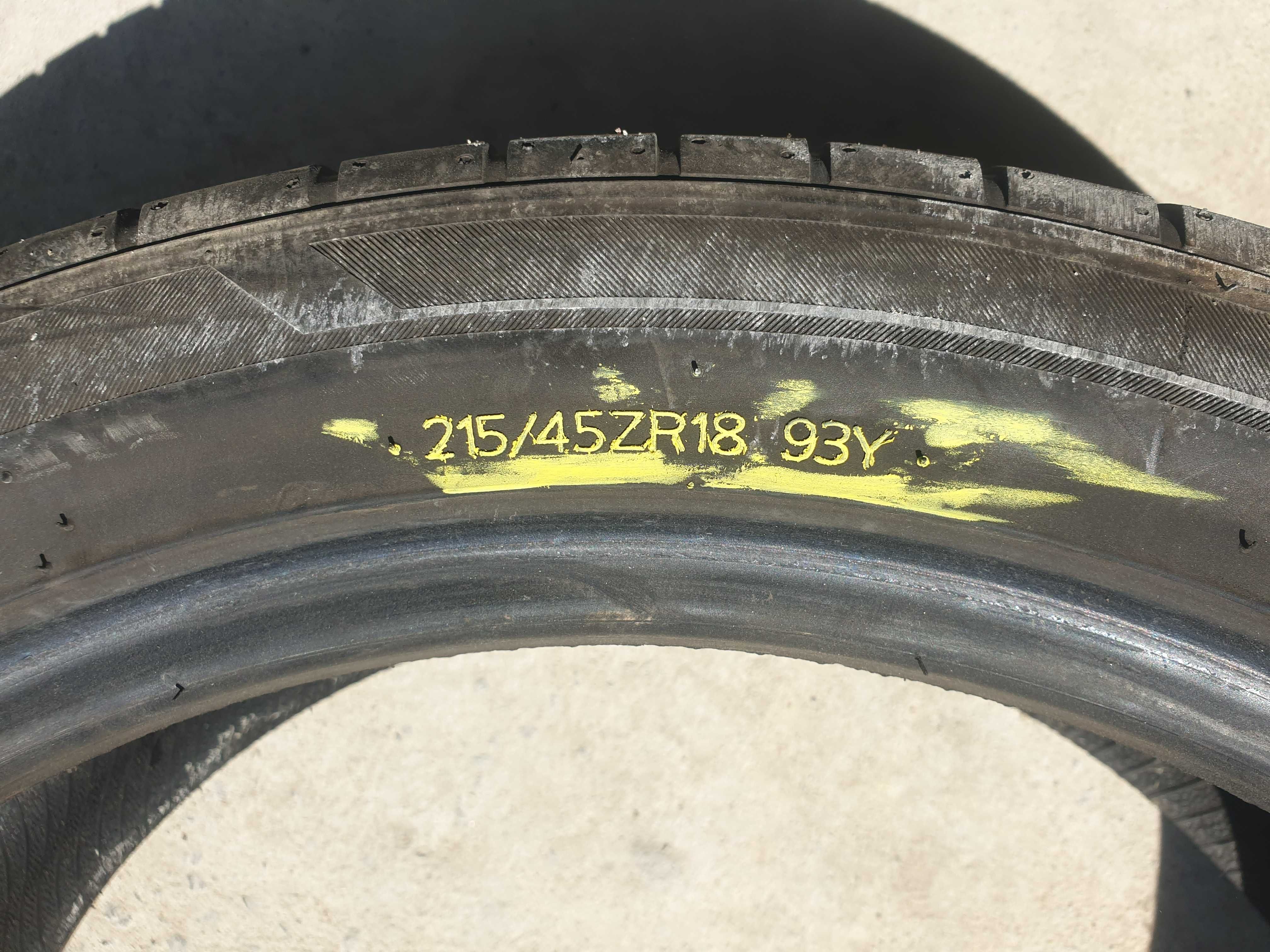 B003 Шини 2шт 215/45 R18 93Y Hankook Ventus S1 evo3.