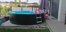Estrutura de piscina Mountfield azuro