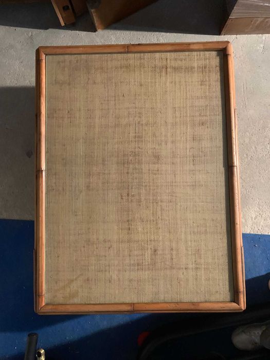 mesa de centro em bambu