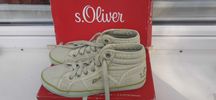 Buty trampki do kostki firmy S.Oliver jasnozielone roz.41 nowe wygodne