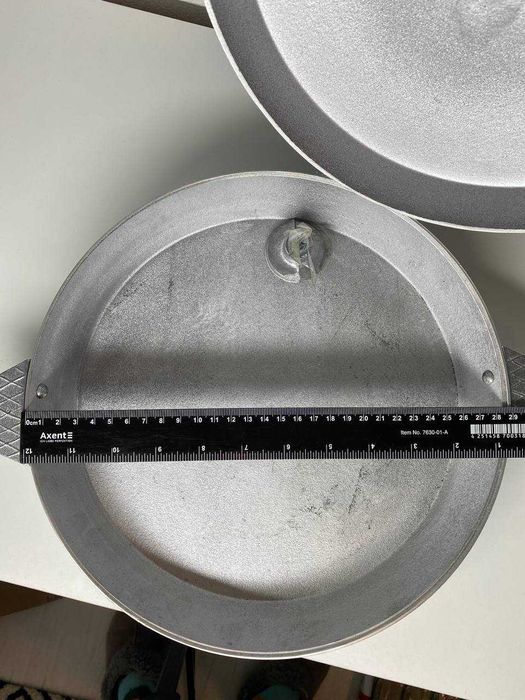 Сковорідка алюмінієва з кришкою D=290мм ТМ"ПОЛІМЕТ"