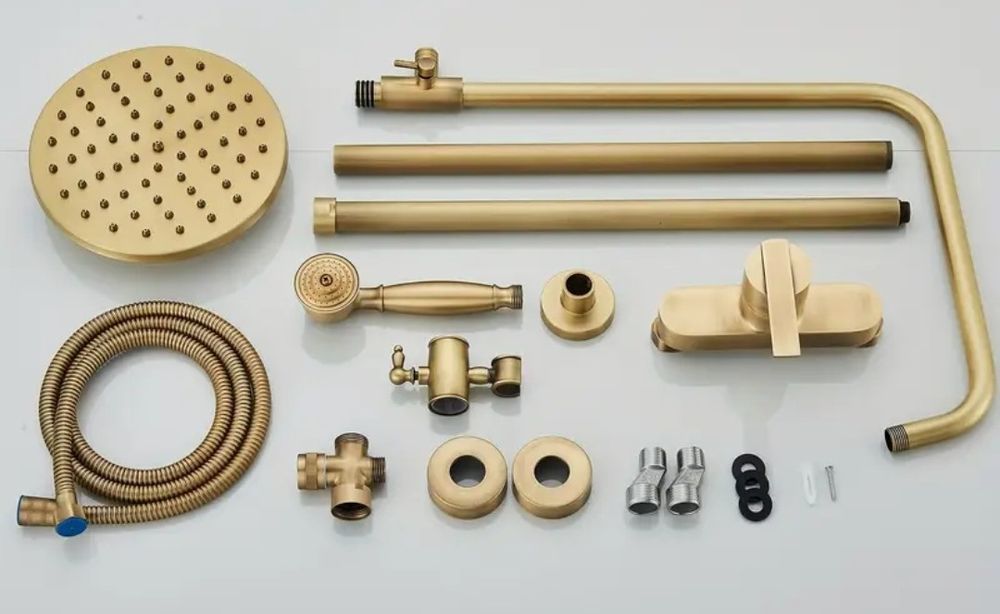 Bateria złota szczotkowana tzw antyczny braz