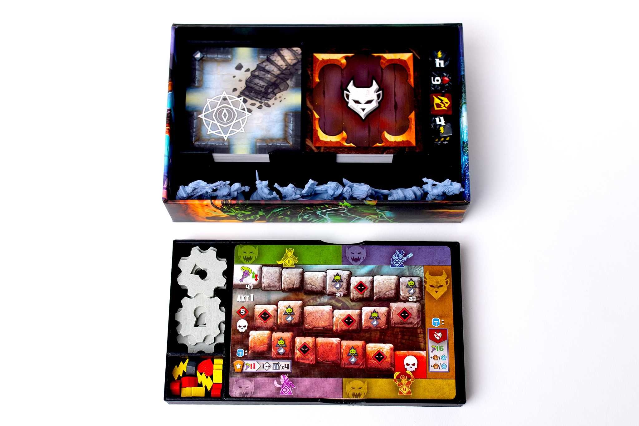 Małe epickie podziemia insert, organizer, druk 3d, Tiny Epic Dungeons