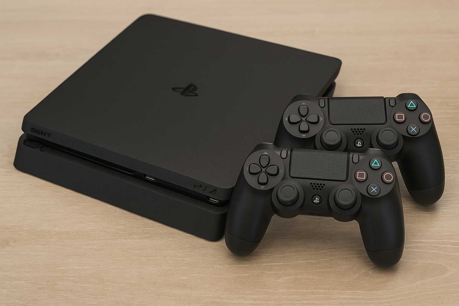 Pack PS4 Slim 1Tb+2 comandos+PlayStation Move+docking station+4 jogos
