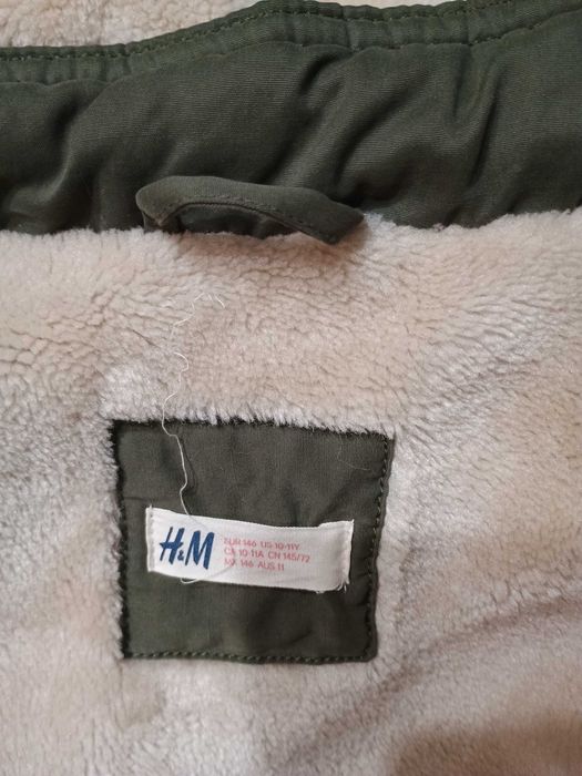 Kurtka ocieplana dziewczęca 146