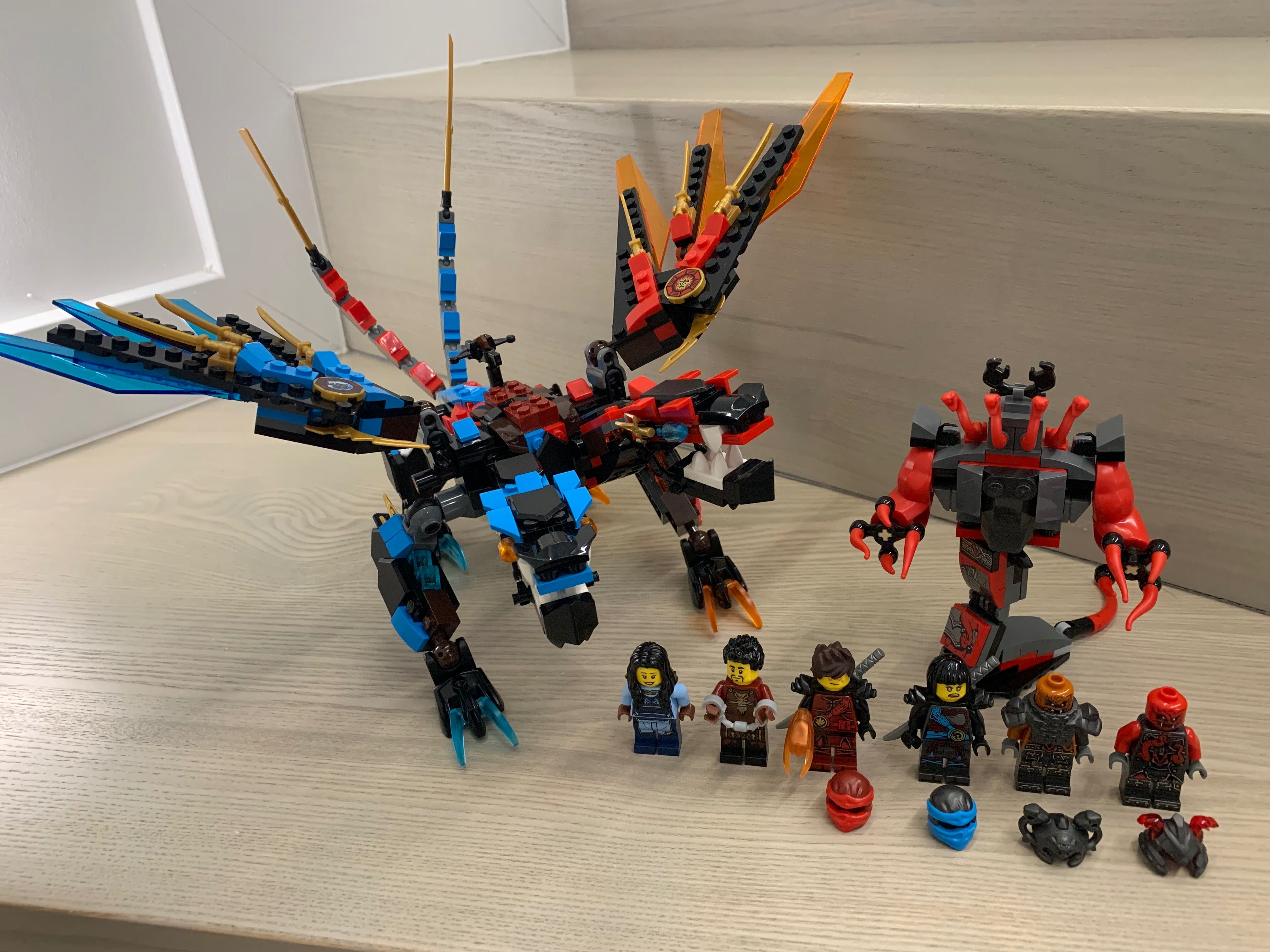 Lego Ninjago 70627 Kuźnia Smoka KOMPLETNE figurki pudełko instrukcja