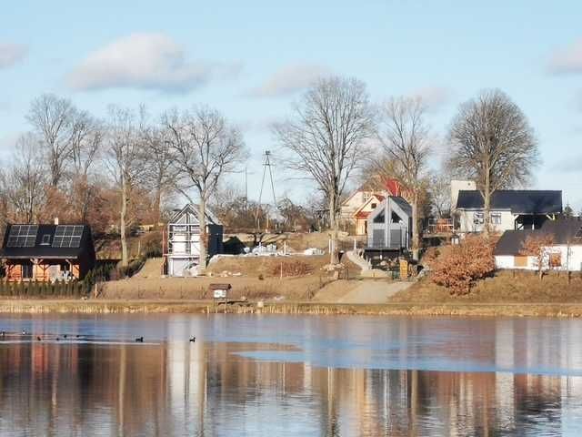 Domek na Kaszubach Stolarnia nad jeziorem
