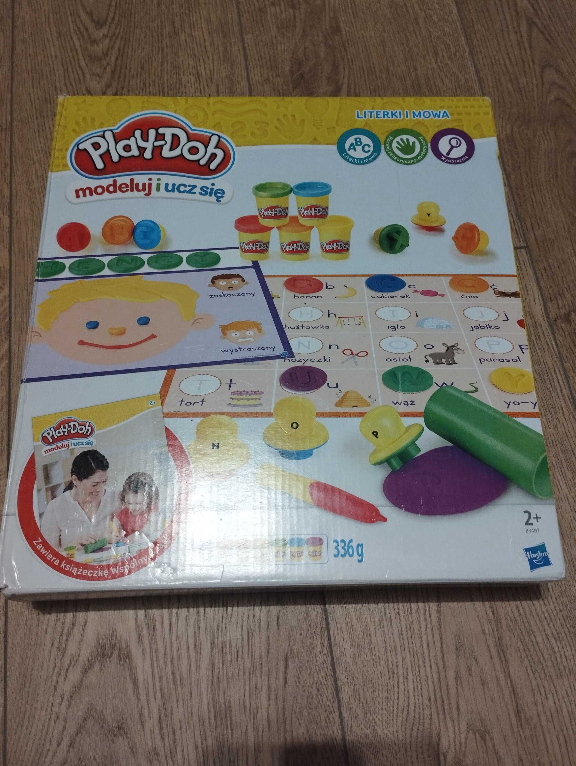 Zestaw do ciastoliny Play-Doh literki i mowa