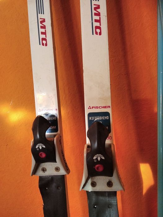 Лижі бігові Fischer з палицями і ботинками 39