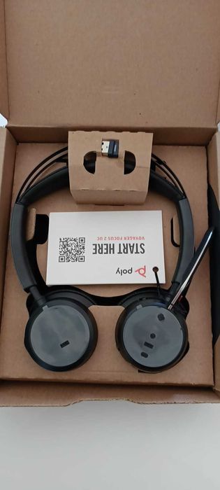 NOWE słuchawki bezprzewodowe POLY Voyager Focus 2 UC