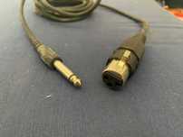 Cabo XLR Fêmea - Jack 6.3 Macho (3 Metros)