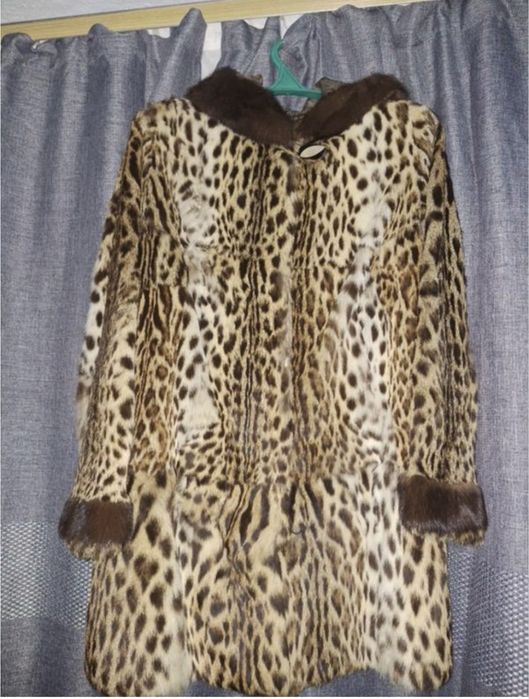 Шуба оцелот камишовий кіт липпи натуральна
