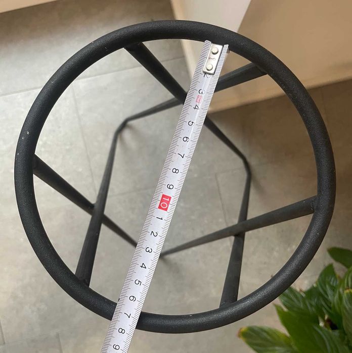 kwietnik metalowy hairpin PRL modernizm