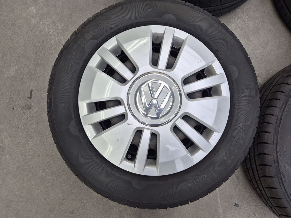Felgi stalowe z oponami VW UP! Citigo Mii 4x100 14" 175/65 ET35 6mm