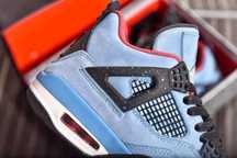 Buty AirJordan4 Retro niebieski nowy z metką UnisexTrampki R44.5