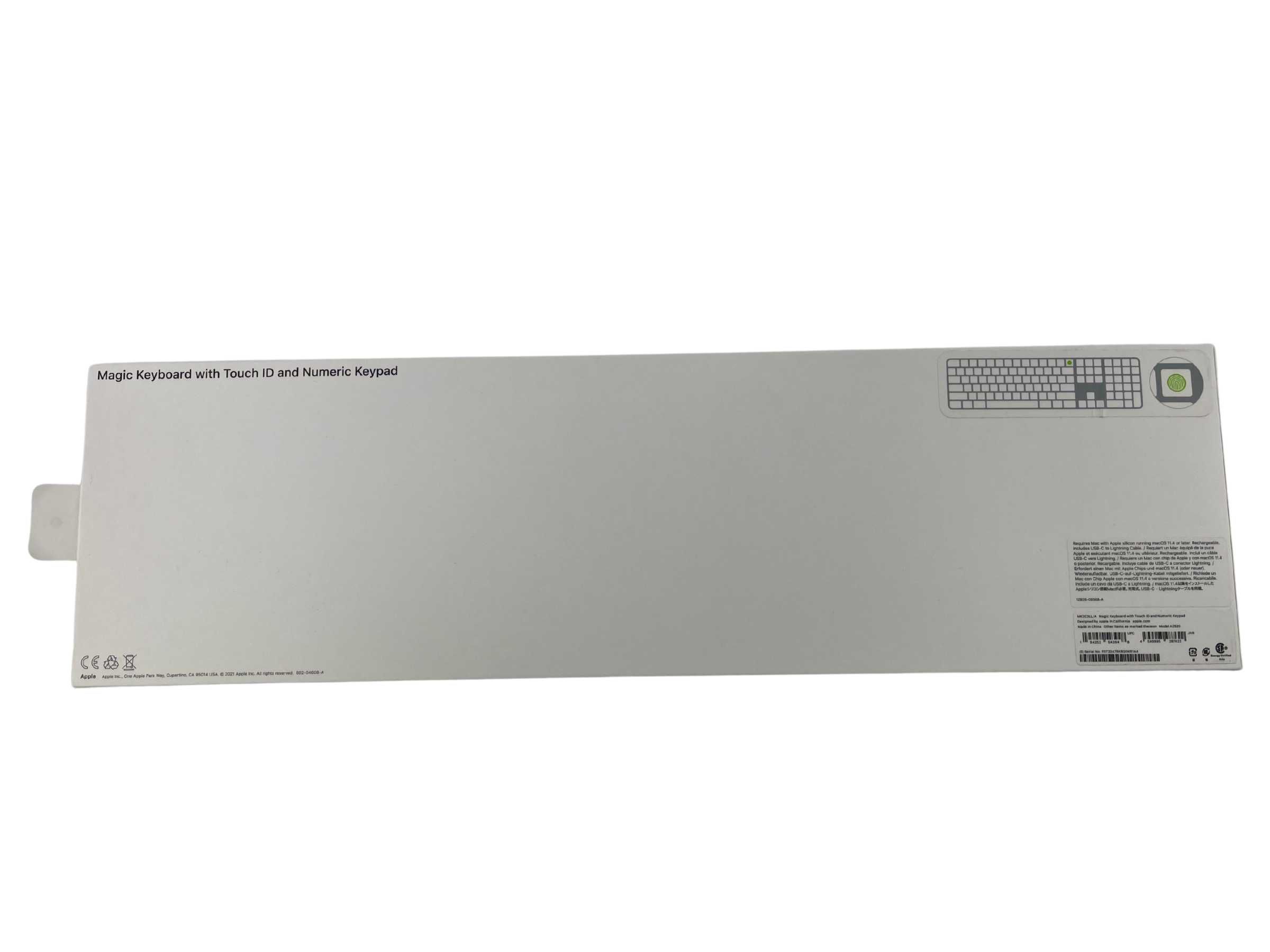 Клавіатура Apple Magic Keyboard with Touch ID and Numeric Keypad