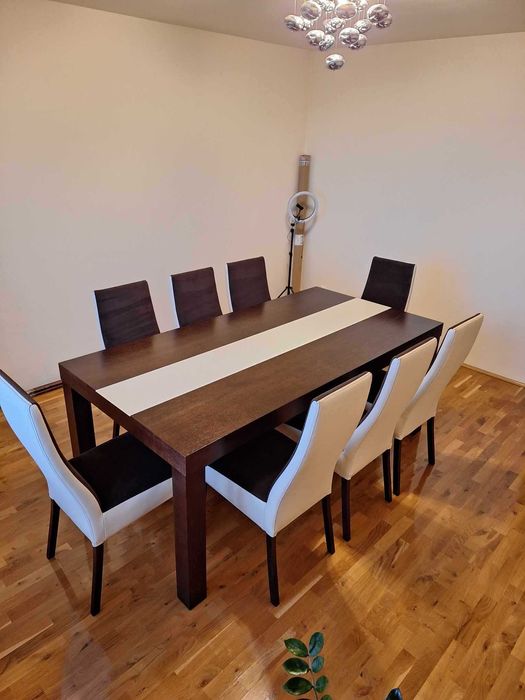 Stół do jadalni z kpl krzeseł (8szt.)