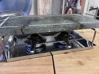 Grelhador de mesa de pedra